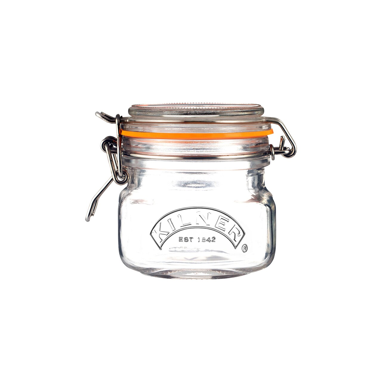 Kilner Square Clip Top Jar for Canning and Food Storage, 8.5 Ounce